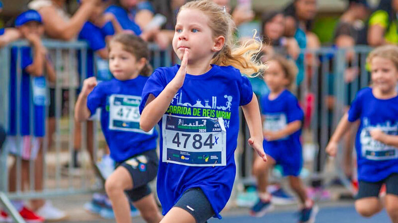 Corrida de Reis Mirim reúne recorde de participantes no Parque da Cidade