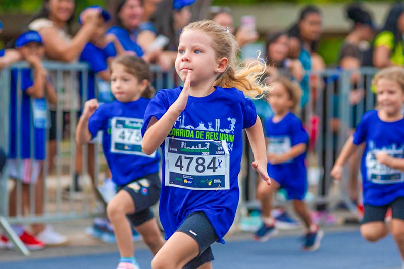 Corrida de Reis Mirim reúne recorde de participantes no Parque da Cidade