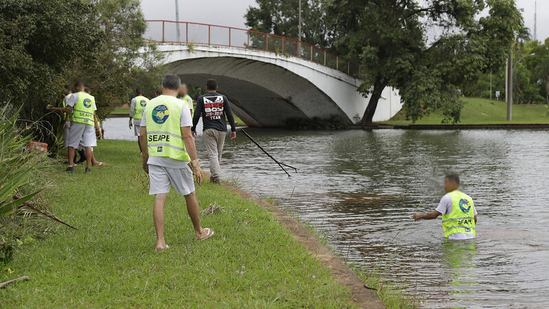 Ação contra a dengue retira 800Kg de lixo no Parque da Cidade