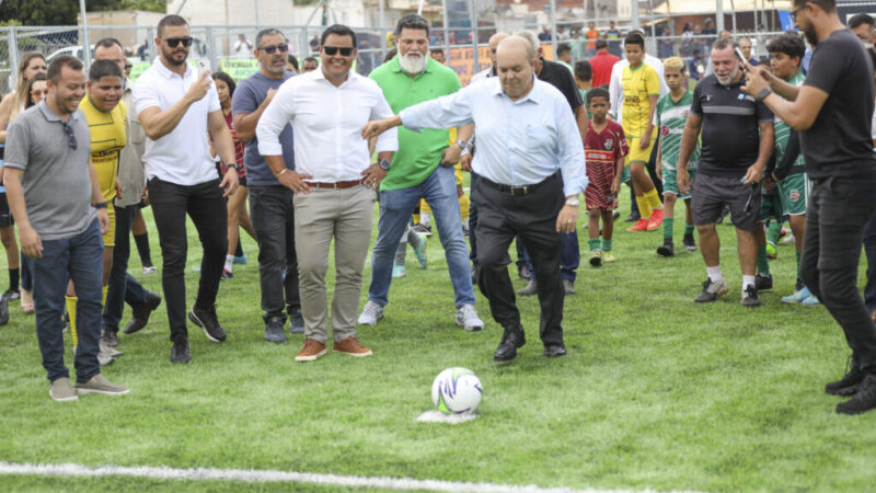 Campo sintético é inaugurado na Feira do Produtor de Ceilândia