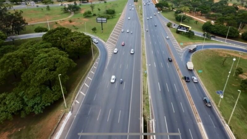 Desvio de trânsito na EPTG, sentido Eixo Monumental, começa na quarta (10)