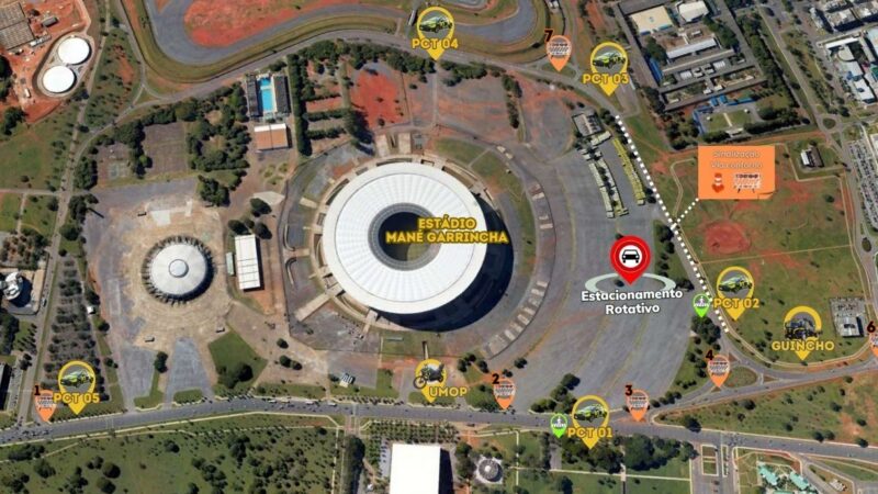 Bangu X Vasco: Detran-DF fará alterações no trânsito