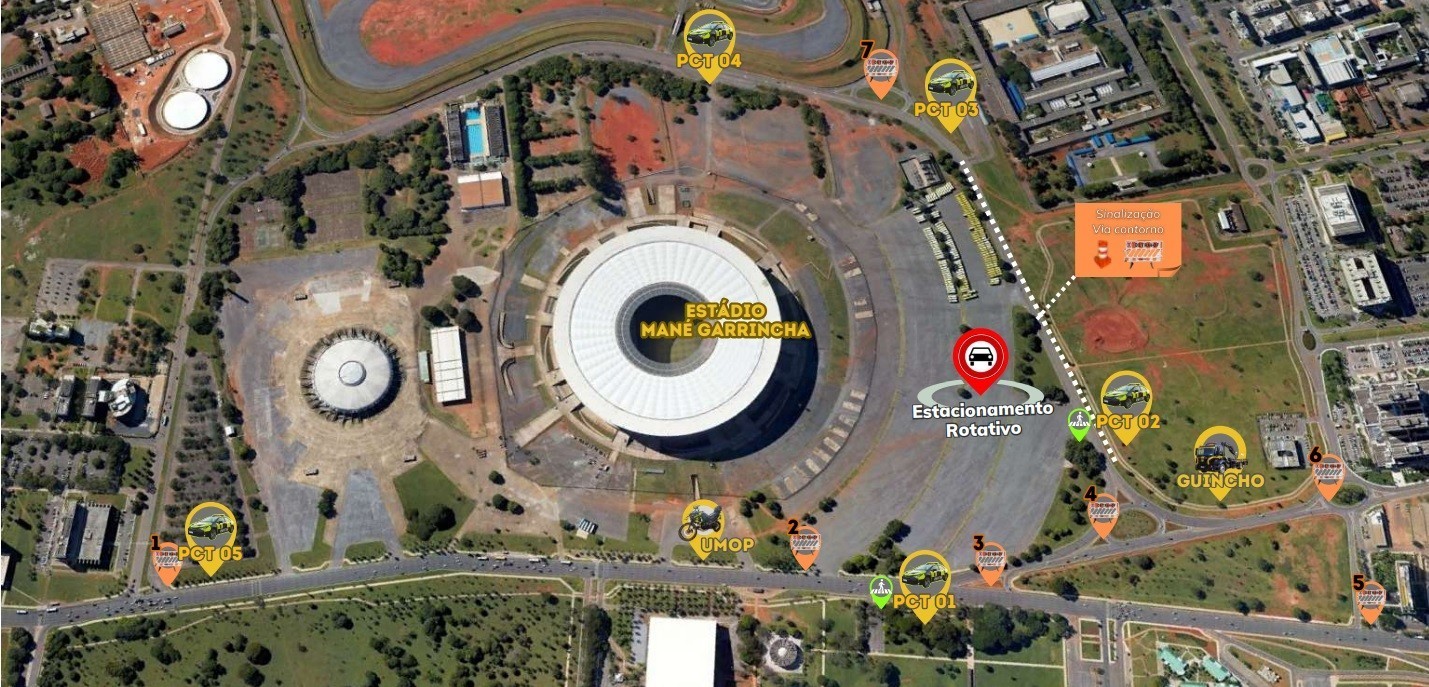Bangu X Vasco: Detran-DF fará alterações no trânsito