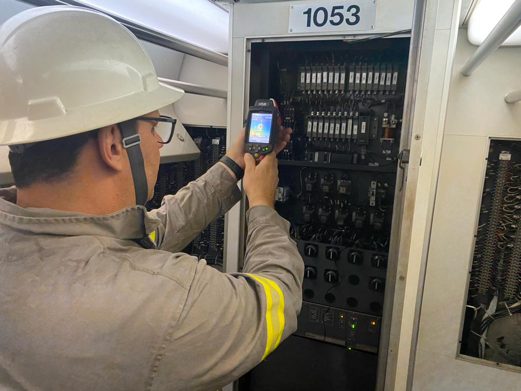 Trens do Metrô-DF passam por manutenção com câmeras térmicas