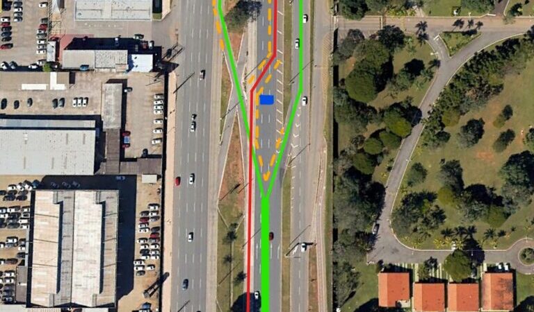 Ajuste no desvio de trânsito da EPTG a partir desta sexta (12)