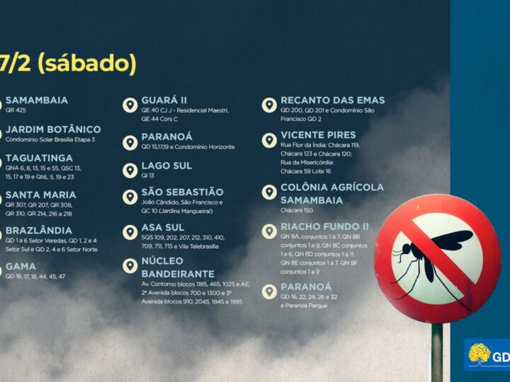 Veja a rota do fumacê neste sábado (17)