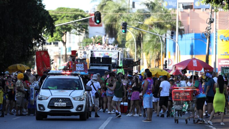 Carnaval do DF tem redução de 23% nos crimes