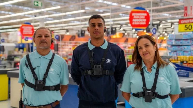 Carrefour Investe em Segurança: Câmeras Corporais Reduzem Incidentes em Lojas