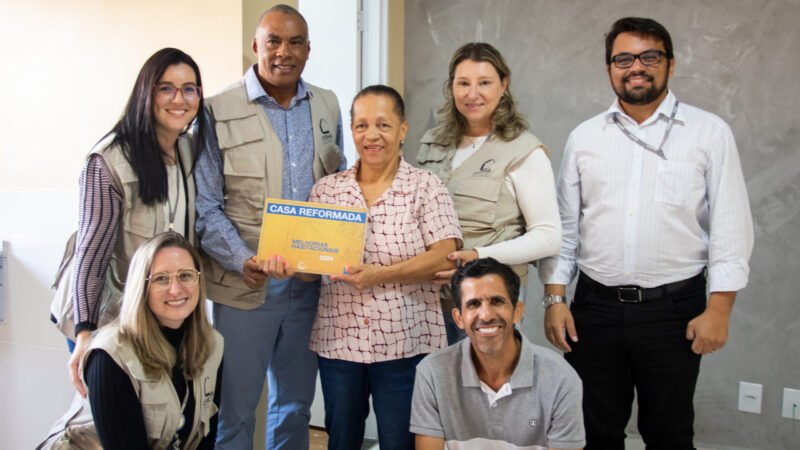 Programa Melhorias Habitacionais beneficia família em São Sebastião