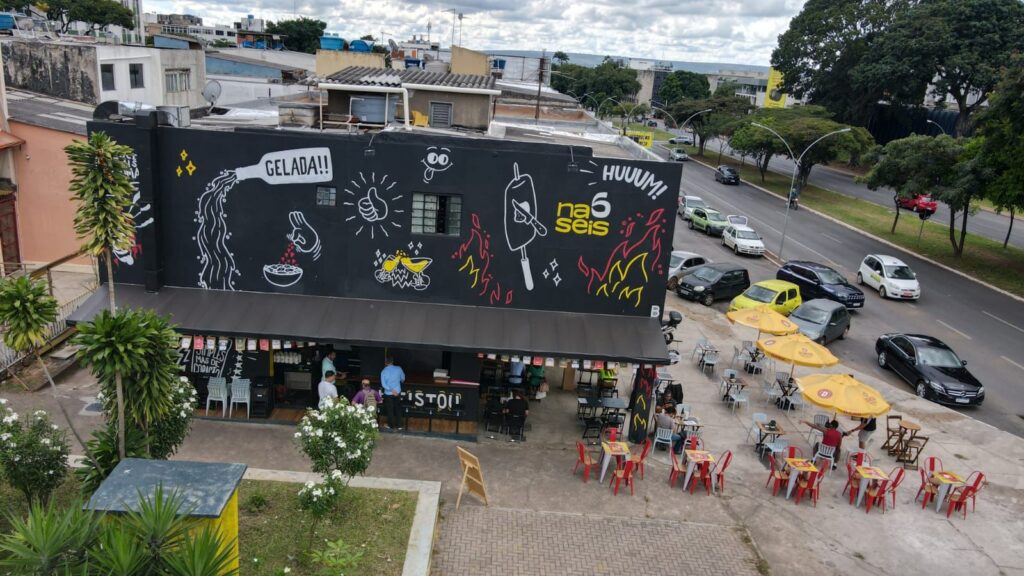 Vista Aérea do na Seis Bar
