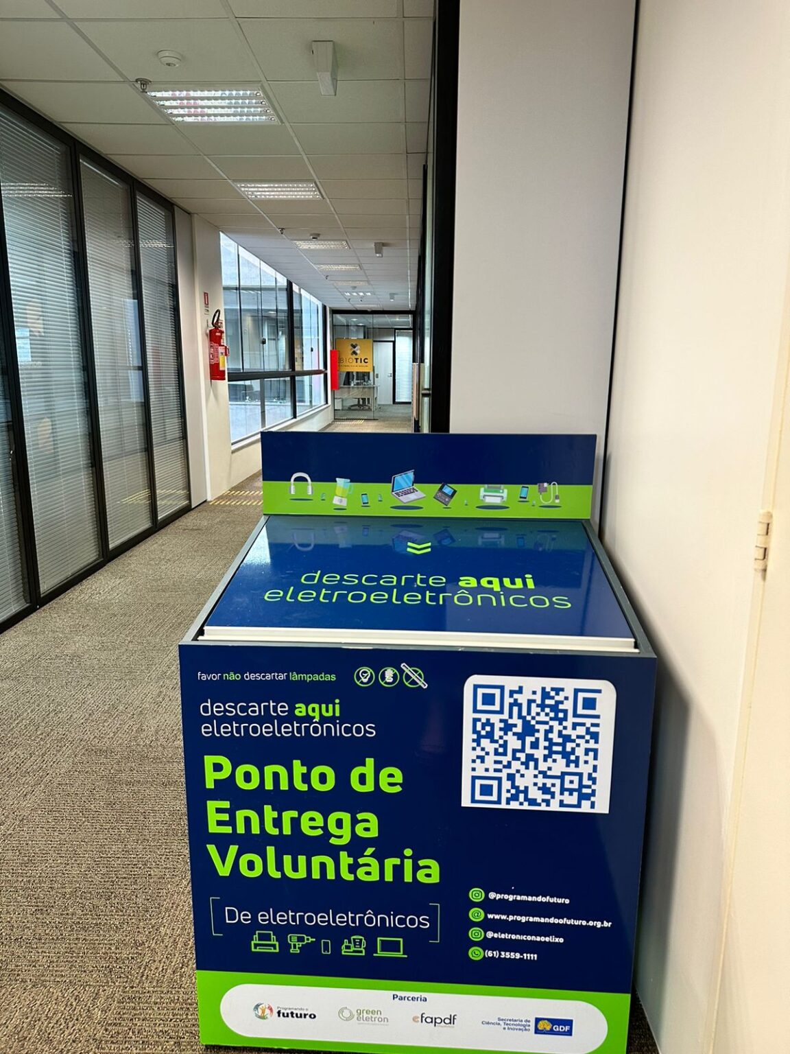 Biotic ganha ponto de descarte de lixo eletrônico