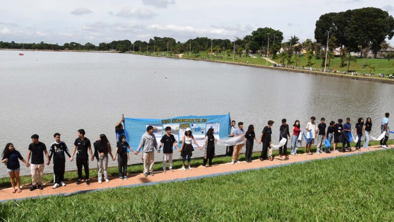 Alunos da rede pública de Brazlândia comemoram o Dia Mundial da Água