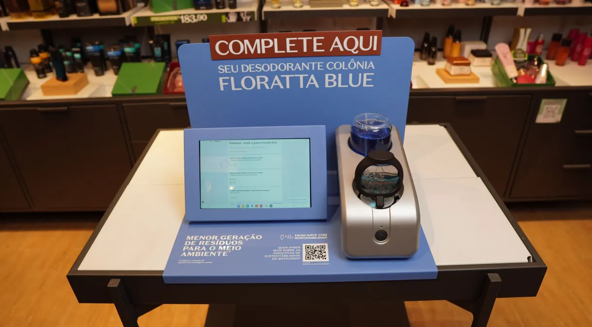 Boticário troca frasco vazio por perfume novo em projeto piloto no Rio de Janeiro