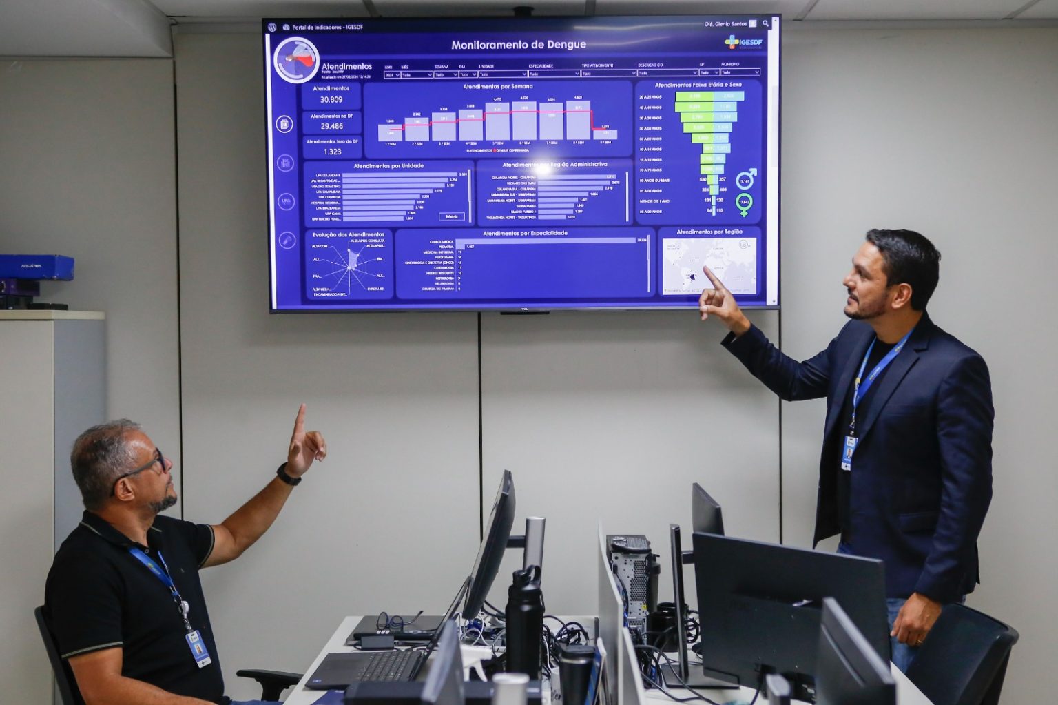 Painel de monitoramento da dengue ajuda nas ações contra a epidemia