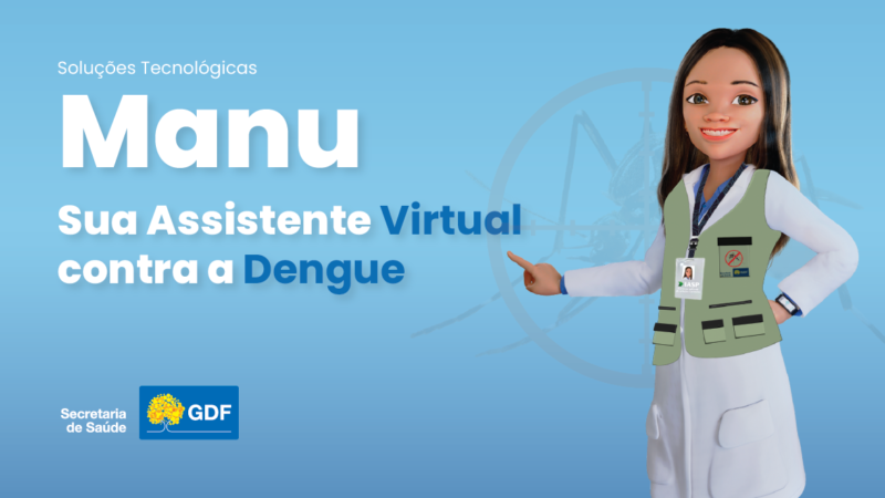 Inteligência artificial vai esclarecer dúvidas da população do DF sobre a dengue