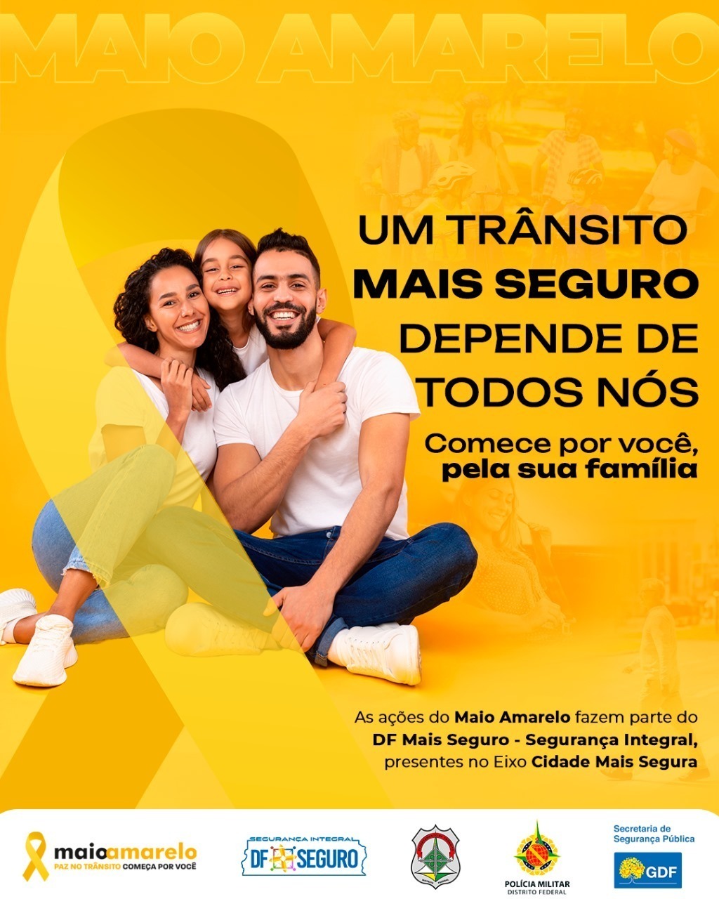 Movimento Maio Amarelo 2024 inicia nesta quinta-feira (2)