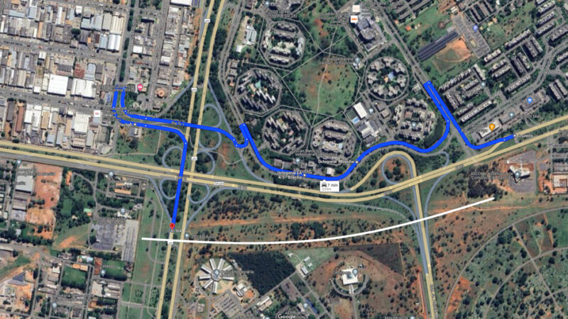 Trânsito entre a Epig, EPTG e Epia terá mudanças nesta quarta-feira (17) à noite