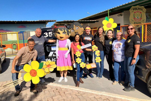 Polícia Amiga conscientiza crianças em Sobradinho II sobre a importância de denunciar abusos