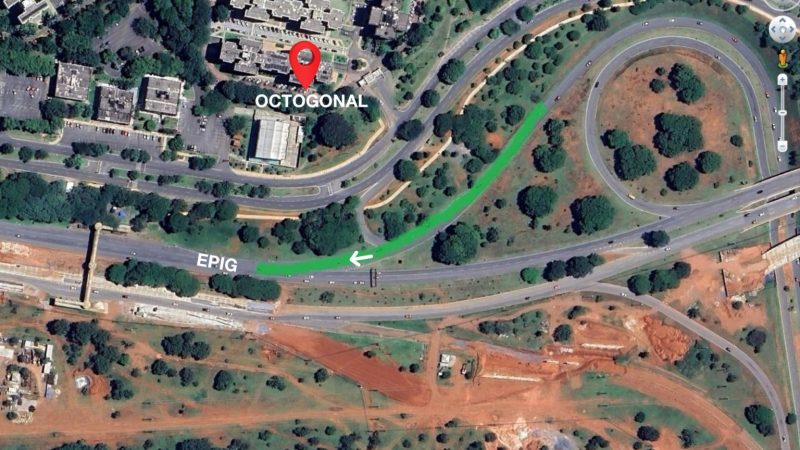 Acesso à Epig reabre no sábado (11) para desafogar trânsito na Octogonal