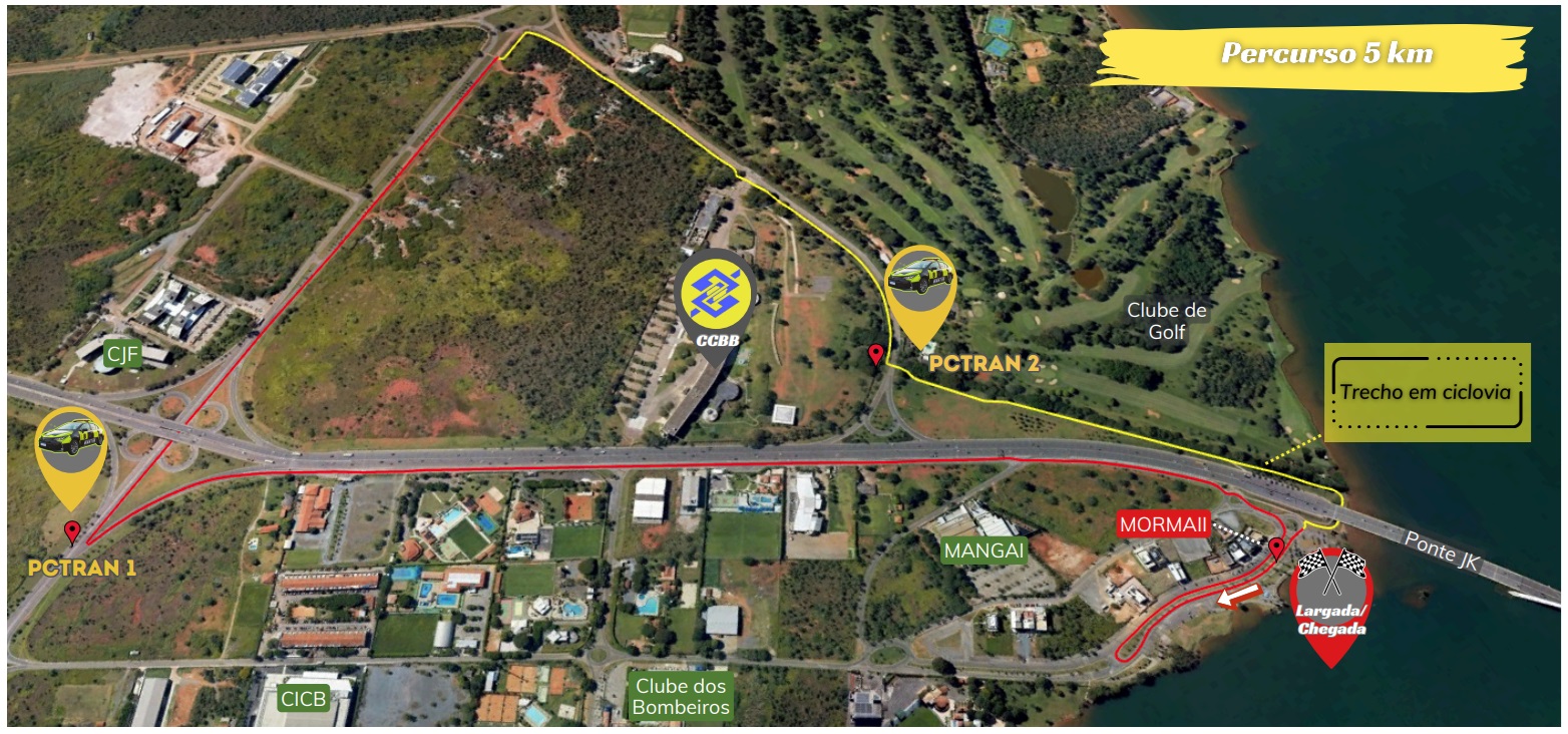 Corrida Flower Run Interdita Marginal da Via JK neste Domingo (26)
