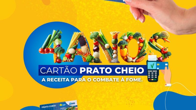 Cartão Prato Cheio completa quatro anos com mais de 500 mil famílias beneficiadas