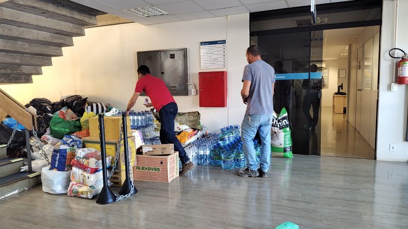 3,5 toneladas de doações para o Rio Grande do Sul em uma semana de solidariedade