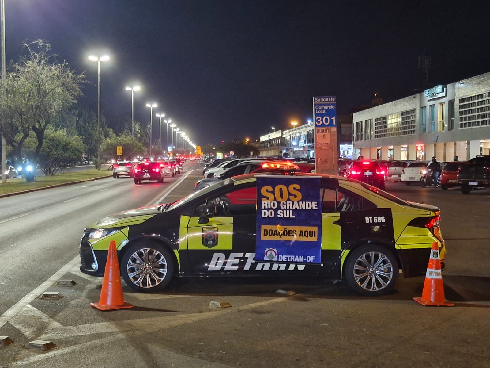 Detran-DF e GDF se unem em campanha de doações para vítimas de enchentes no Rio Grande do Sul
