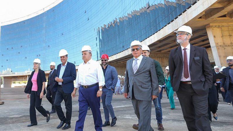 Nova sede do TRF-1 em Brasília: obra retomada com apoio do GDF e previsão de entrega para 2028