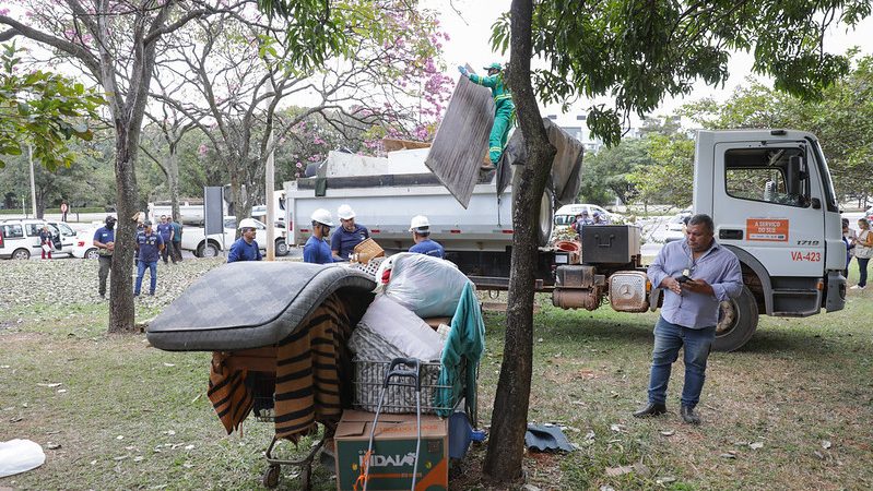 GDF promove ação de acolhimento para pessoas em situação de rua na Asa Norte