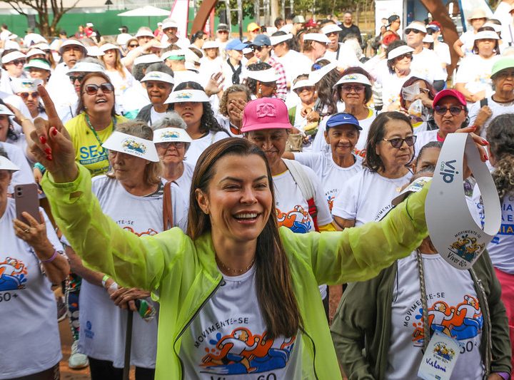 Ação especial no Parque da Cidade conscientiza sobre proteção da pessoa idosa