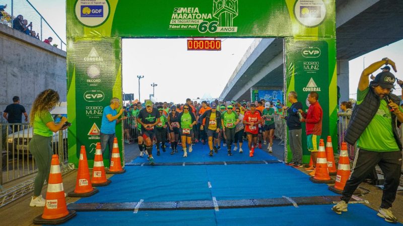 Taguatinga reúne 2 mil atletas na 2ª Meia Maratona