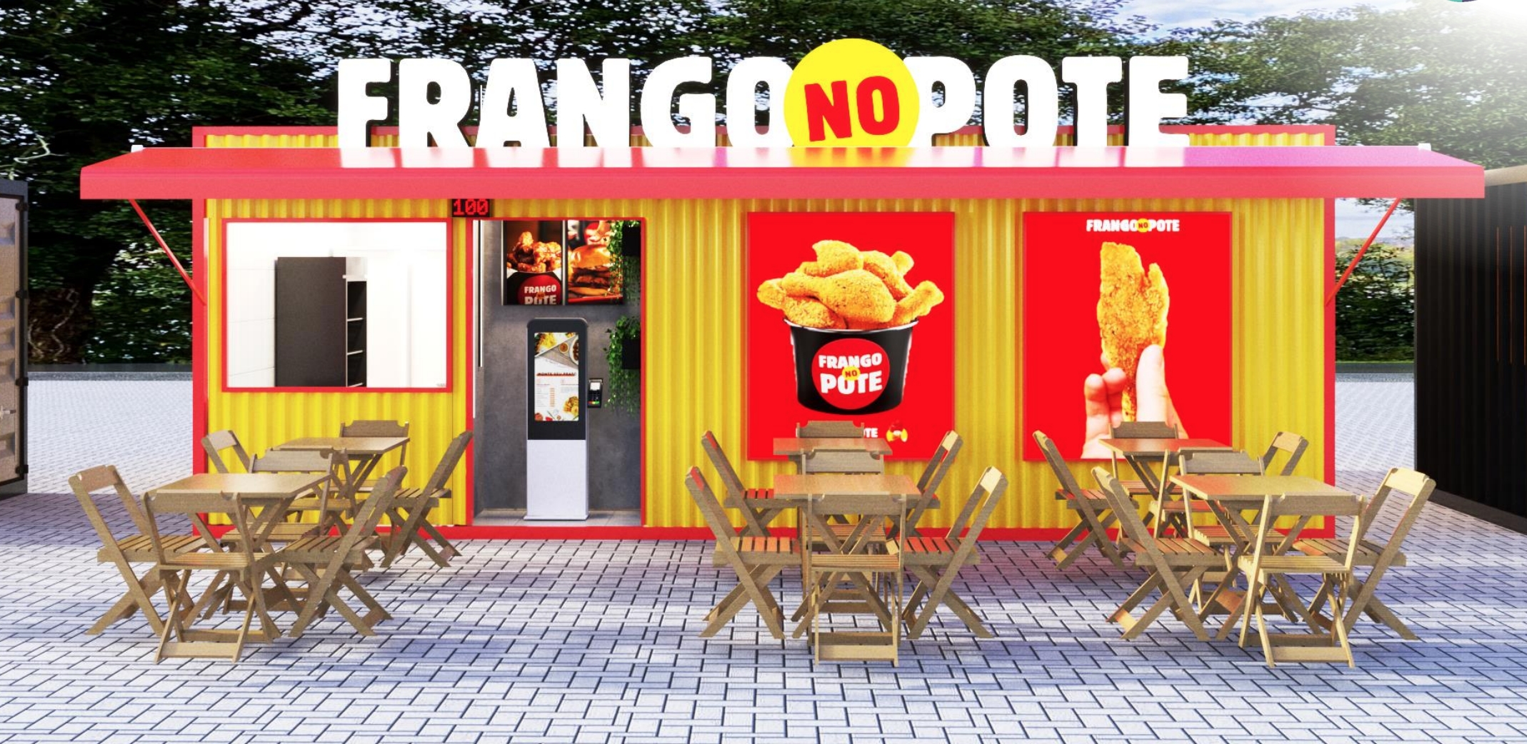 Frango no Pote lança novo modelo de loja e concede descontos exclusivos na ABF Franchising Expo 2024