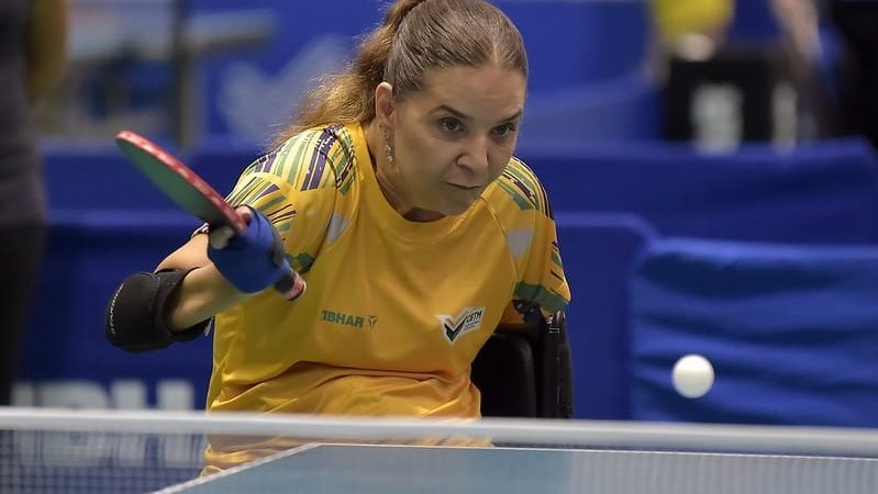 Mesatenista se classifica para os Jogos Paralímpicos de Paris com apoio do Compete Brasília