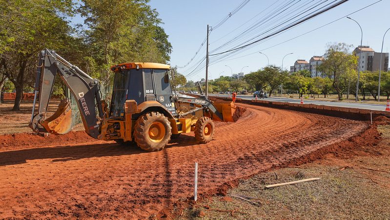 Novo acesso do Sudoeste ao Parque da Cidade começa a ser construído