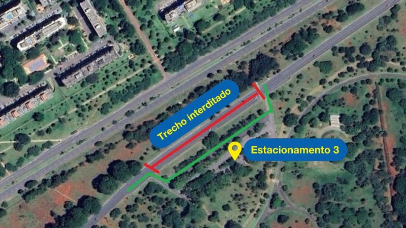 Parque da Cidade terá desvio no trânsito a partir de quinta-feira (11)