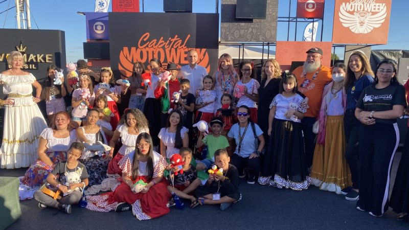 Embaixadas animam o Capital Moto Week com atividades para crianças