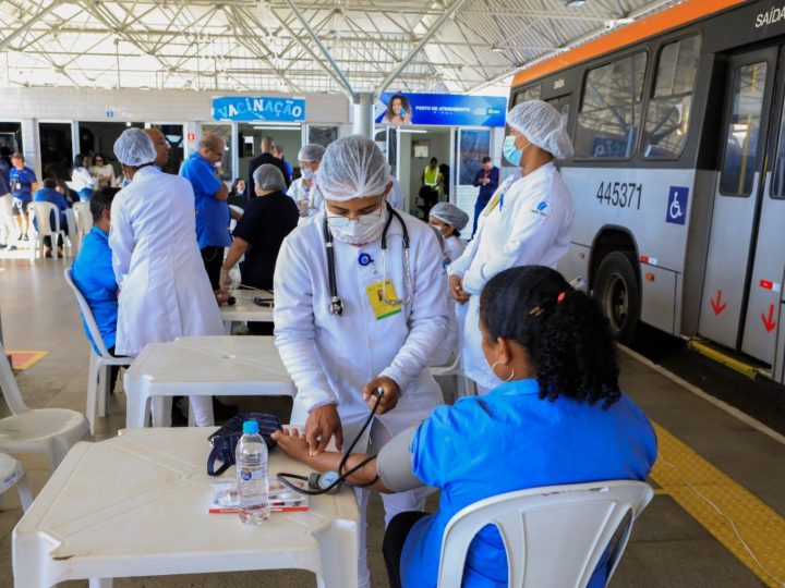 Saúde e transporte se unem para levar serviços essenciais à Rodoviária do P Sul