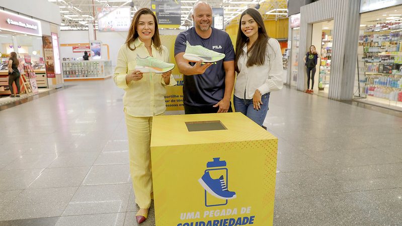 Campanha arrecada tênis para transformar vidas no DF