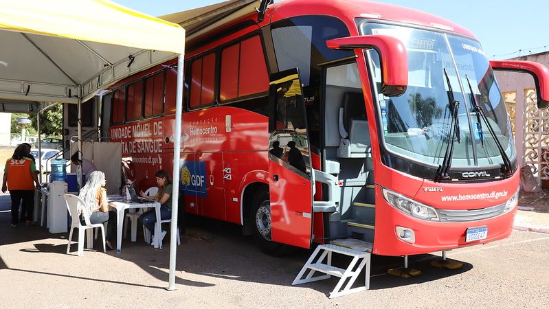 Unidade Móvel do Hemocentro leva doação de sangue para Brazlândia e facilita a vida de doadores