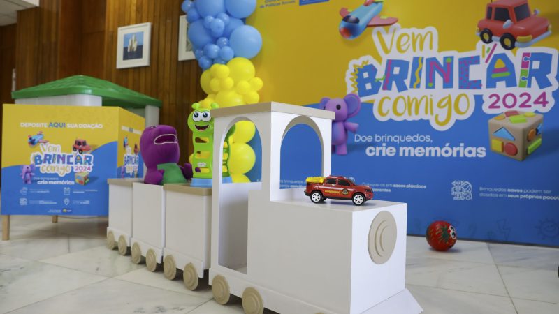 Campanha Vem Brincar Comigo leva alegria para crianças do DF