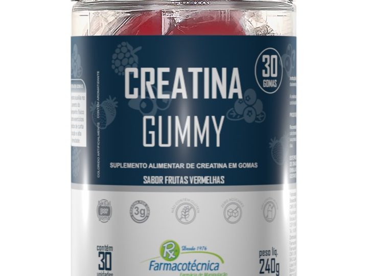Farmacotécnica inova ao lançar gomas de creatina