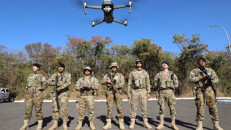 Drone com câmera termal reforça policiamento rural no DF