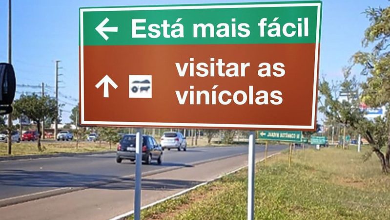 Brasília facilita acesso às vinícolas com nova sinalização nas rodovias