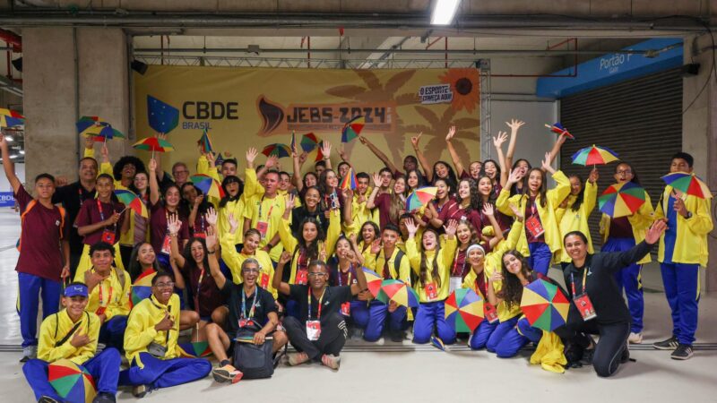 Alunos do DF brilham na abertura dos Jogos Escolares Brasileiros