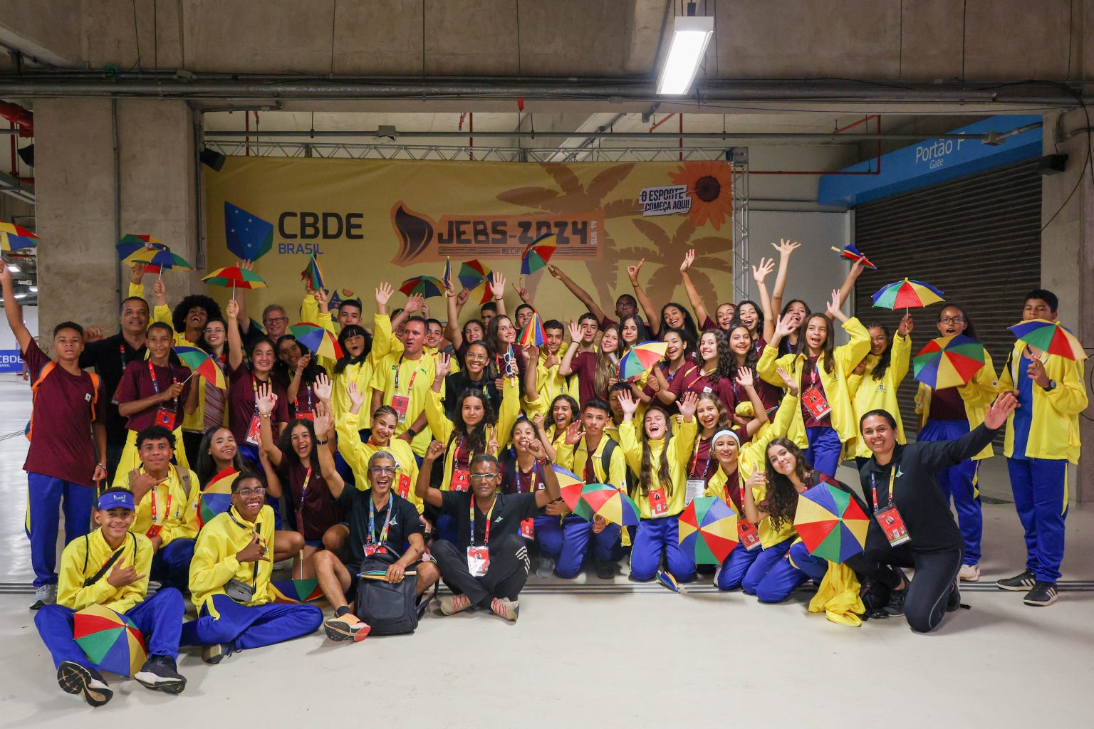 Alunos do DF brilham na abertura dos Jogos Escolares Brasileiros