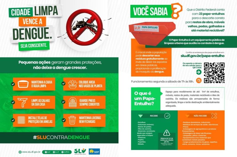 SLU intensifica campanha educativa contra a dengue no DF