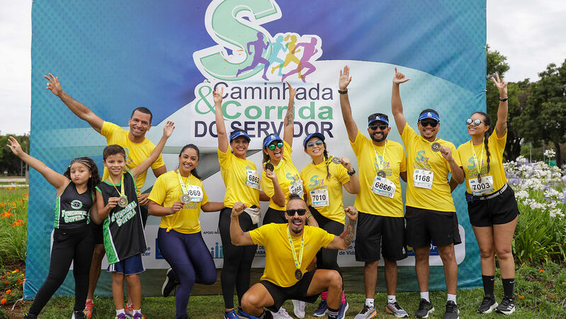 Caminhada e Corrida do Servidor foi sucesso de público e saúde em Brasília
