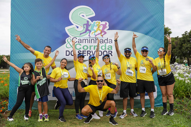 Caminhada e Corrida do Servidor foi sucesso de público e saúde em Brasília