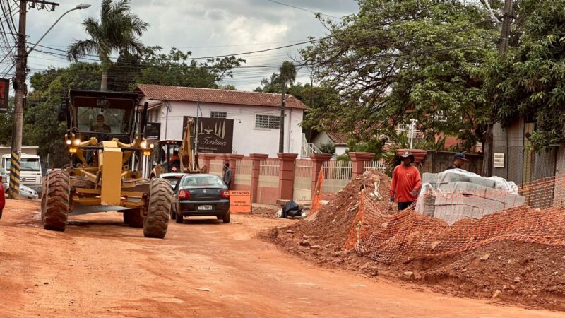 Avenida da Misericórdia, em Vicente Pires, tem obra de drenagem concluída