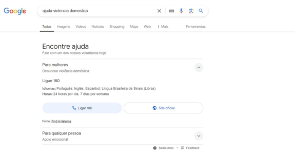 Google lança ferramenta para auxiliar vítimas de violência doméstica